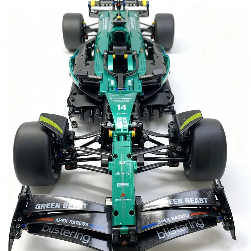 MK6022 1912PCS 1:8 New Technic Martin Aramco AMR25 Building Blocks MOC Sports Car DIY Assembly Model Set Toy Gifts for Boy Decor