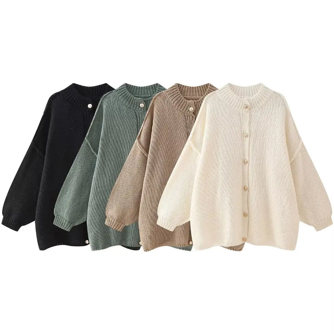 Women's Button-Down Knit Cardigan