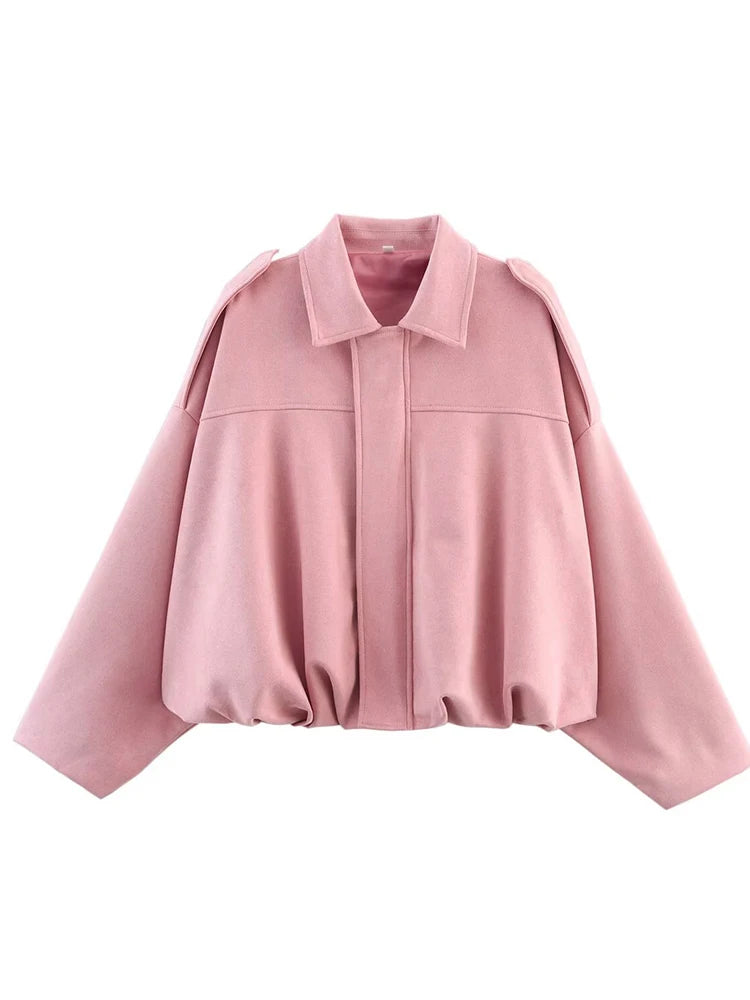 Women's Vintage Bomber Jacket – Effortless Chic