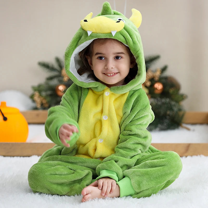 Kids' Capybara Flannel Onesie