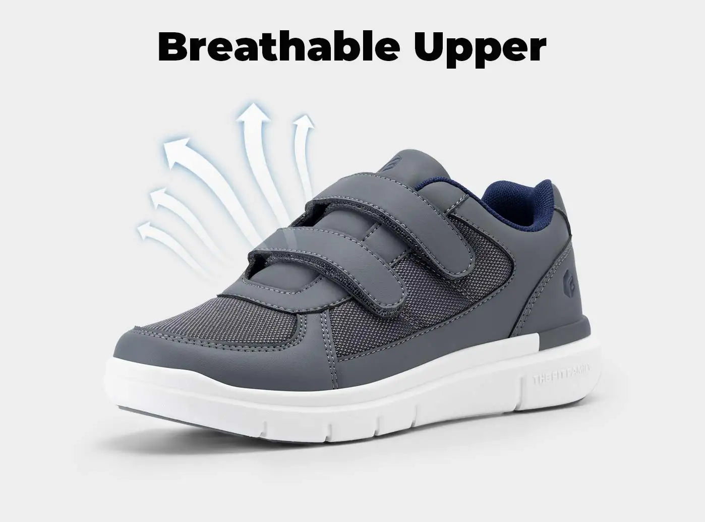 FitVille Diabetic Shoes for Men Extra Wide Width Elder Mens Diabetic Shoes for Neuropathy Swollen Feet Shoes Pain Relief