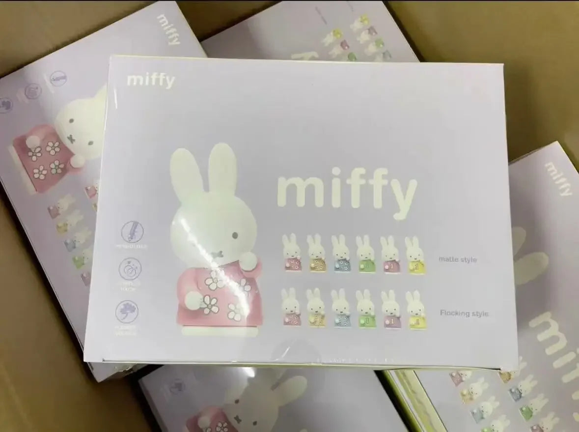 New Kawaii Miffy Storage Rack Doll Ornament Storage Rack Series Model Figures Toy Doll