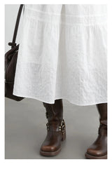 CHIC VEN Women Dress Sets A Line Long Sleeve Solid Loose Casual Female Long Dress with Knitted Vest Spring Autumn 2026