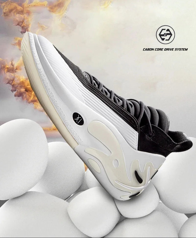 Li-Ning Men's WAY OF WADE 11 WHITE HOT Professional Basketball Shoes Carbon Plate Cushion Support Indoor Sneakers ABAU049