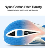 ONEMIX-Nylon Carbon Board Marathon Running Racing Shoes, Professional Stable Support, Shock-relief, Ultra-light Rebound Sneaker