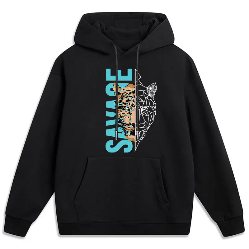 Plus Size Men's Hoodies 7XL 6XL Loose Casual Sweatshirts Fashion Long Sleeve Tops 185KG Hooded Pullover Streetwear Male Clothing