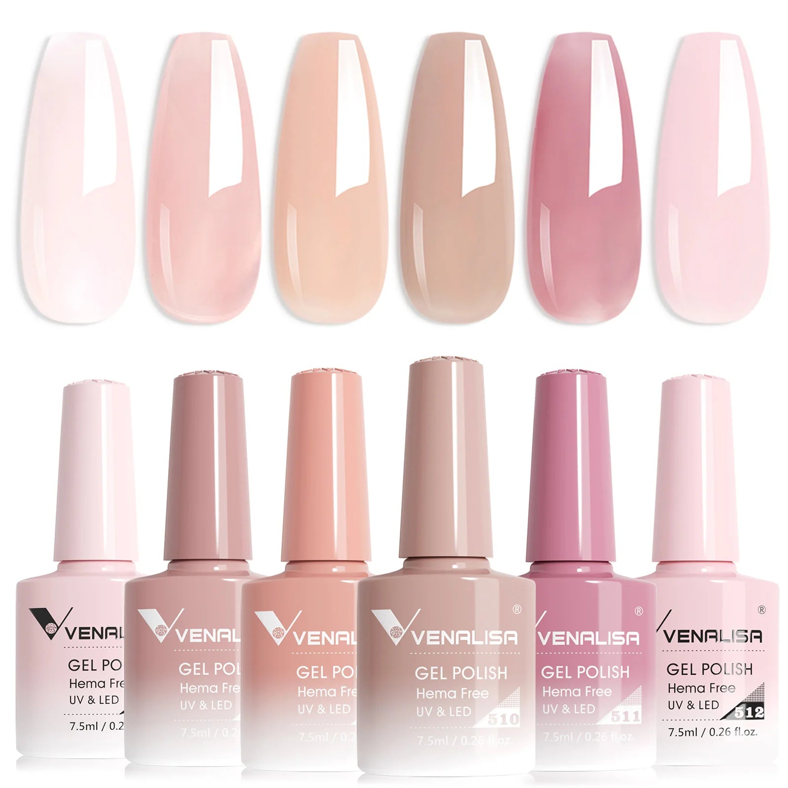 Venalisa TPO/HEMA-Free 6pc Gel Polish Kit 7.5ml