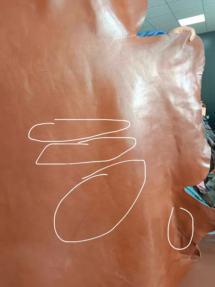 Women's Vegetable-Tanned Cowhide Leather Tote Bag