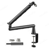 Professional Studio Low Profile Mic Arm with Extended Riser Cable Management Adjustable Microphone Stand for SM7B MV7 AM8 K688