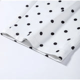 Fashion Polka Dot Two-pieces 7-inch Pants Sets Women's Slim Halter Waist-cinching Tops Hip-wrap Pant 2026 New Ladies Solid Suit