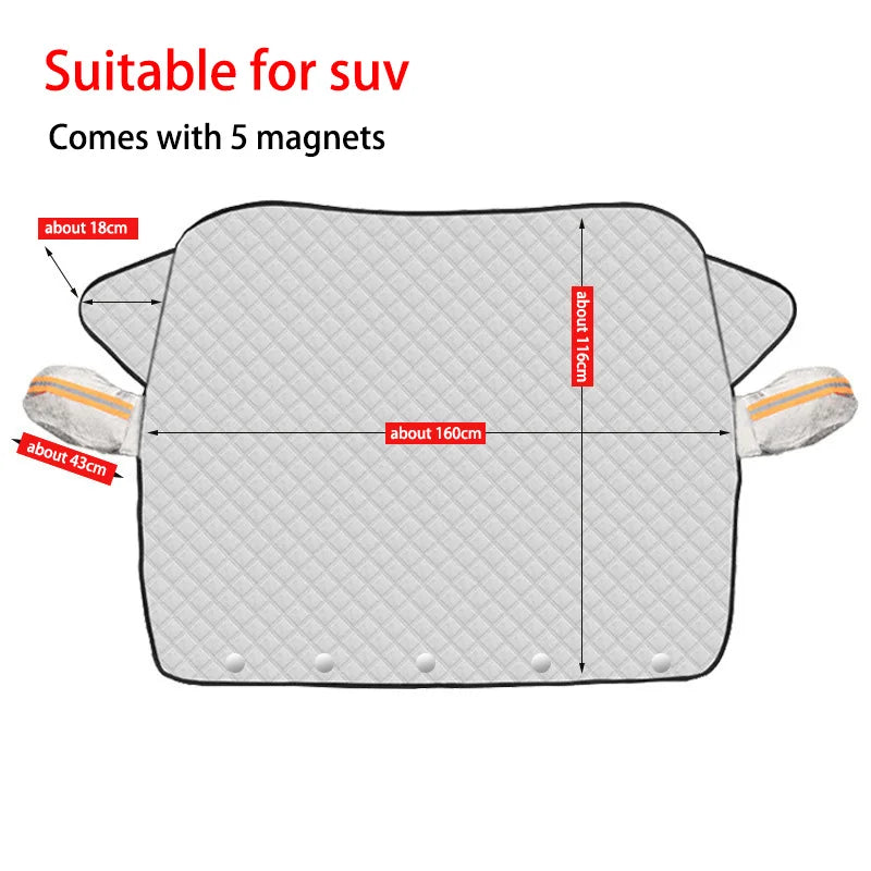 All-Season Car Windshield Cover – UV & Snow Protection