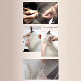 Women's High Neck Beaded Formal Gown | Long Sleeve