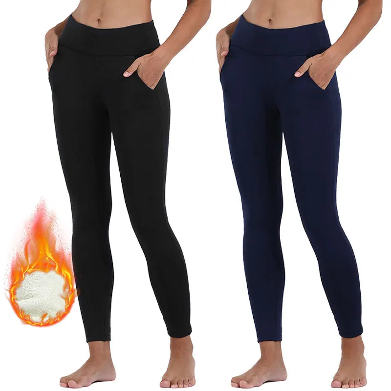 Women’s Fleece-Lined Thermal Yoga Pants