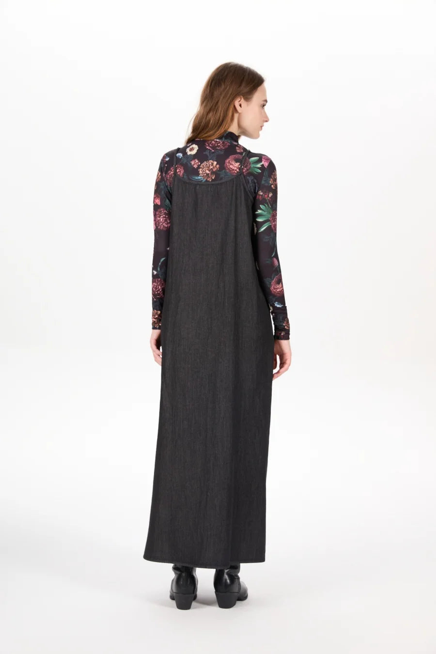 AW25 Denim Two-Piece: Loose Shirt & A-Line Slip Dress