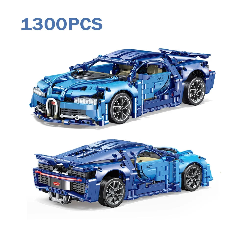 Creative DIY Racing Car Model Building Bricks Kit Advanced MOC Construction Toys for Adults Boys Girls Holiday Gift Idea
