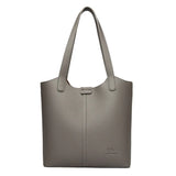 Genuine Brand High End Soft Pu Leather Shoulder Bag For Women Casual Tote Bag Female Purse Simple Design Handbag Commuting Sac
