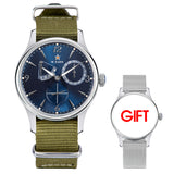 1963 40mm Pilot Watch of Men Automatic Mechanial Wristwatches Sapphire Crystal Waterpoorf Retro with Seagull ST1780 Movement New