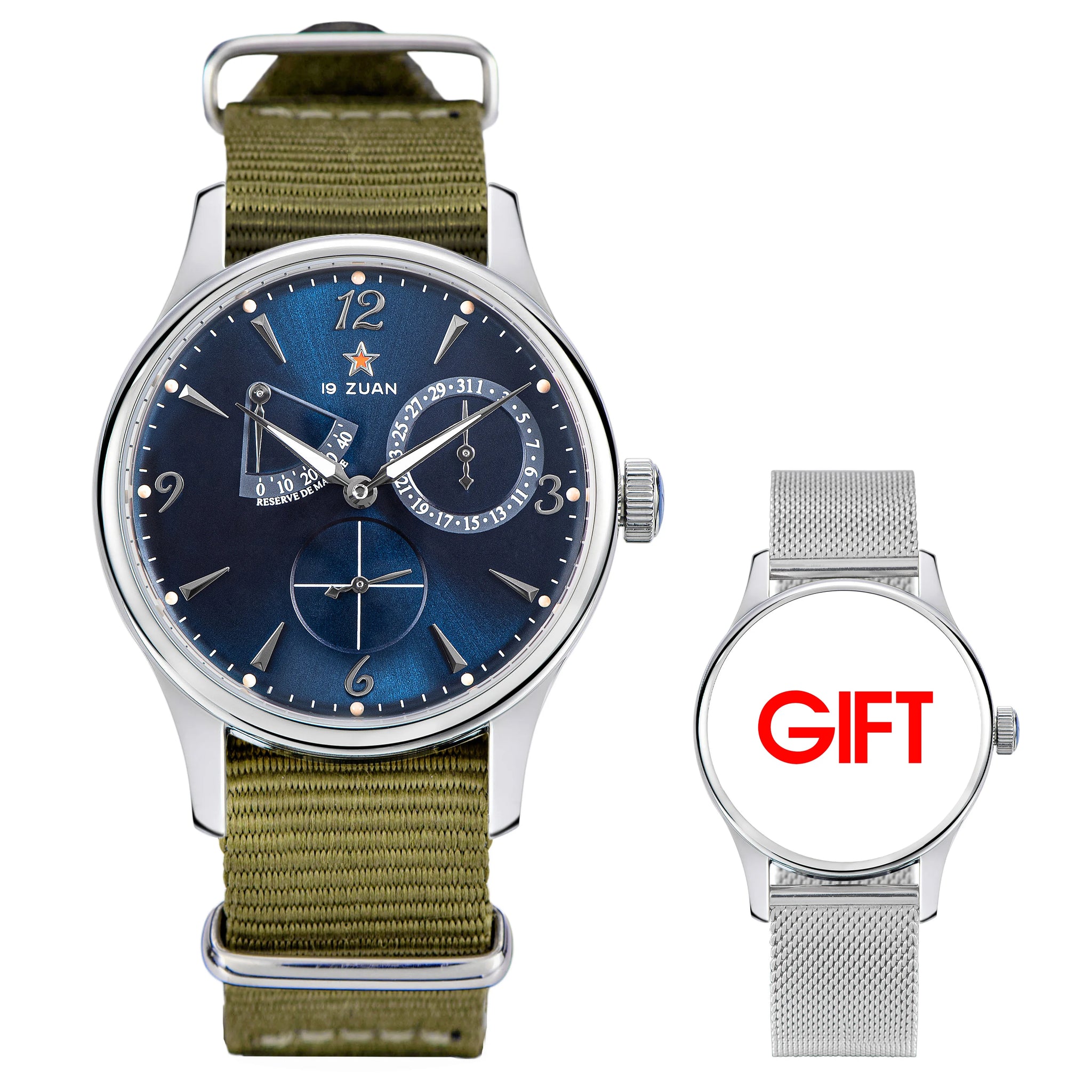 1963 40mm Pilot Watch of Men Automatic Mechanial Wristwatches Sapphire Crystal Waterpoorf Retro with Seagull ST1780 Movement New
