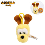 ORIGINAL Garfield Kawaii Soft Plush Toys Keychain Cute Cats Anime Stuffed Animals Peluche Doll Pendants Birthdays Gifts For Kids