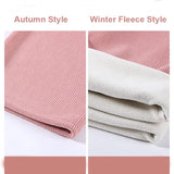 Women's Fleece Wide-Leg Winter Pants