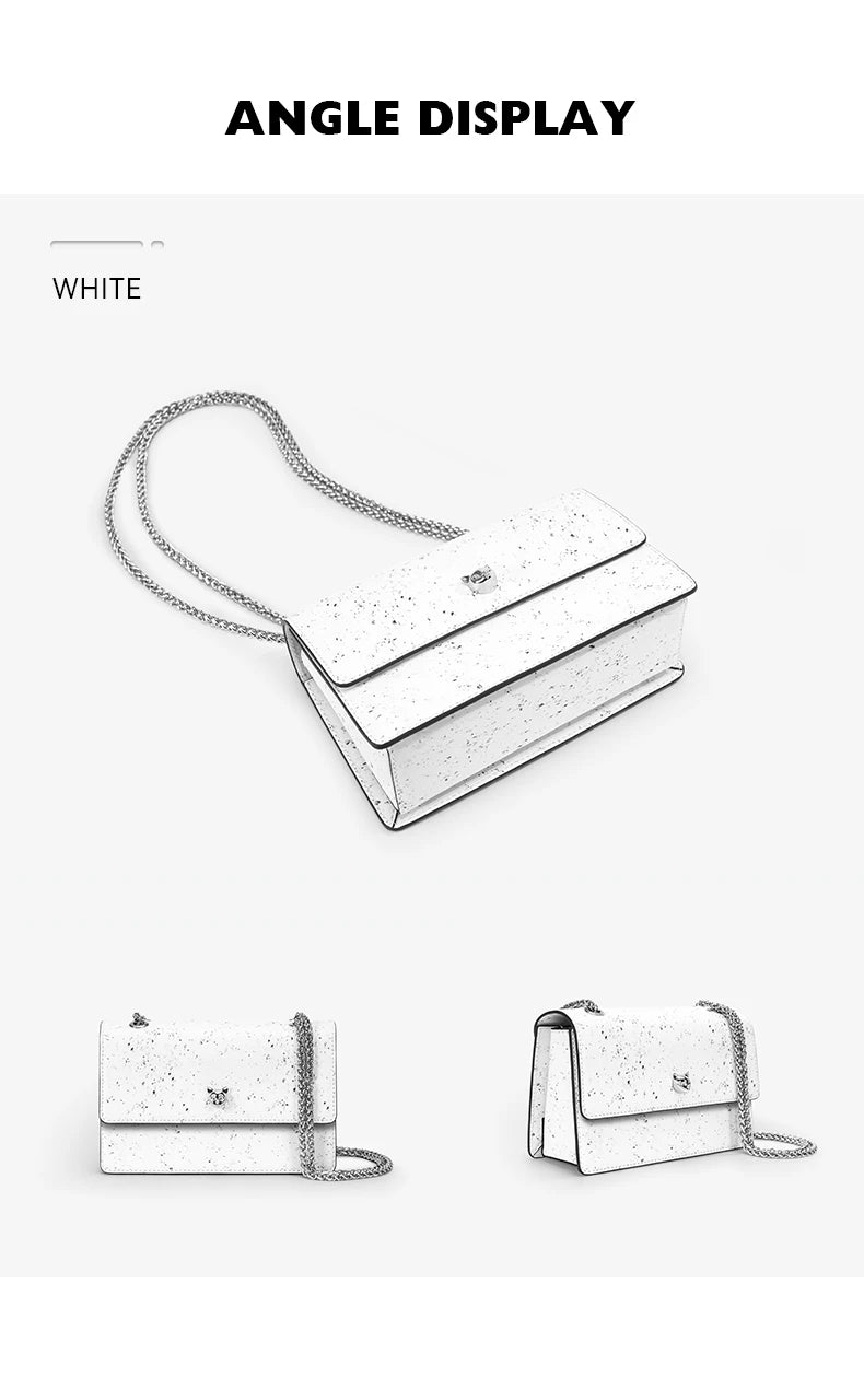 Luxury Mini Crossbody Bag with Chain Strap Women Small Square Shoulder Bag 2026 New Fashion - Bafelli