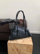 Retro Crocodile Pattern Large Capacity Tote Bag Design Women's Pleated  Leather Shoulder Bag Female Daily Commuter Bag 2025