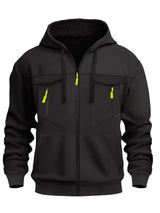 2026 Men's Casual Zipper Hoodie Fashionable Street Style Comfortable Loose Version Autumn/Winter Warm Hoodie Men's Clothing