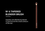 HOURGLASS Vegan brush travel brush set includes 7 brushes for the eye and face with a bag gift box packaging
