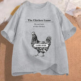 Chicken Game Graphic Tee – Funny Unisex T-Shirt
