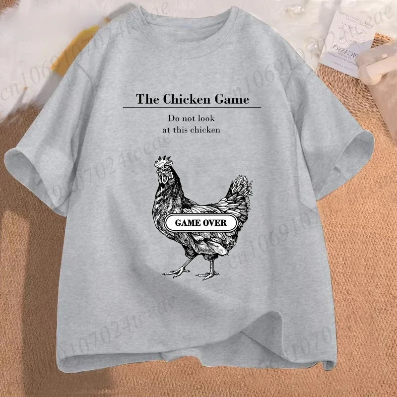 Chicken Game Graphic Tee – Funny Unisex T-Shirt