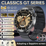 2026 Smart Watch Always display AMOLED NFC Bluetooth Call GPS trajectory Waterproof Health Sport Smartwatch Men for Android iOS