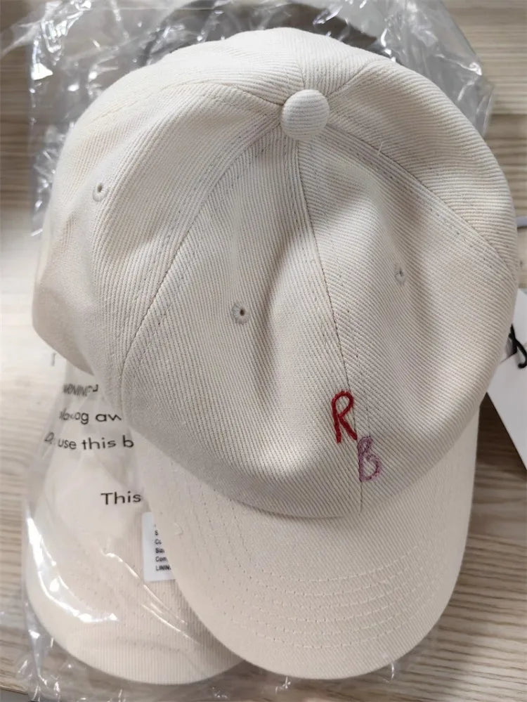 Monogram Cotton Baseball Cap – Hand-Embroidered Dad Hat