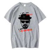 Men's T-shirt 100% Cotton Short Sleeve Breaking Bad Men T-shirt Casual Heisenberg Print Summer Tshirt Cool T-shirt Male Men Tops