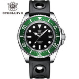 SD1964 STEELDIVE 1000M Waterproof 45.4MM Big Water Ghost Watch For Men Super BGW9 Blue Luminous Dive Watch with Valve
