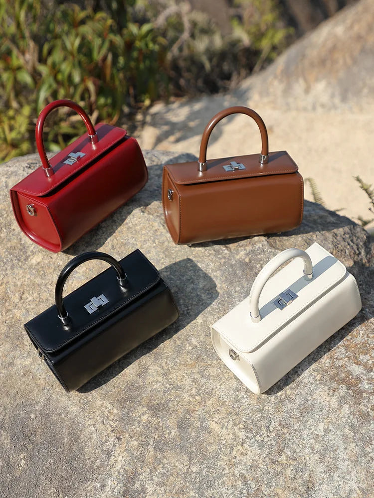 YANATARI Genuine Leather Woman Bag Shoulder Bag Handbags Ladies Crossbody Bags Luxury Designer Minimalism Bag Mini Bag White