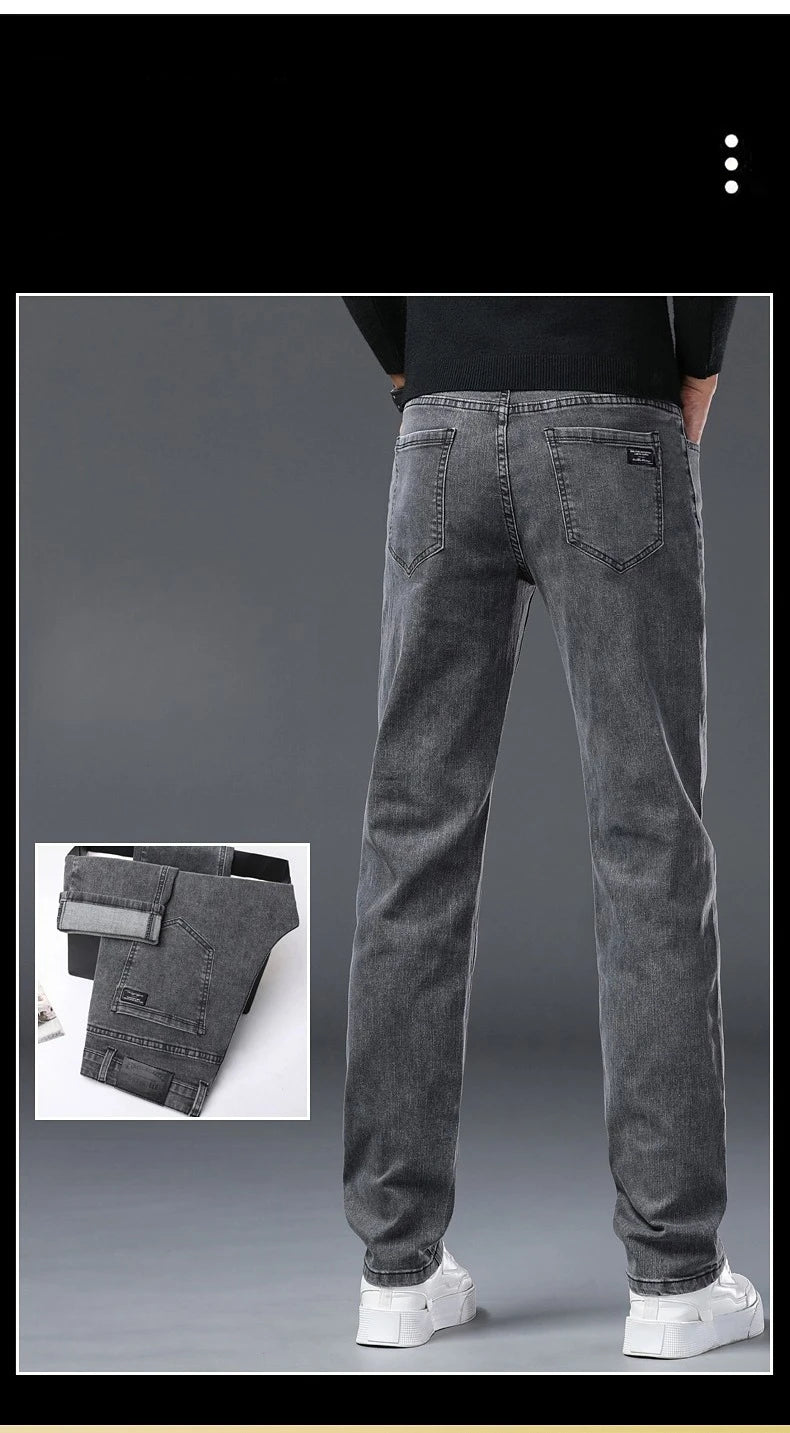 Men's Stretch Straight-Leg Jeans