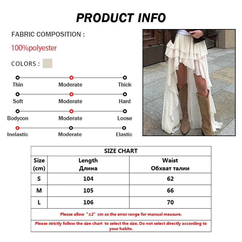 O.Y.MIMI Apricot Pleated Maxi Skirt – Elegant Floor-Length