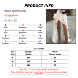 O.Y.MIMI Apricot Pleated Maxi Skirt – Elegant Floor-Length