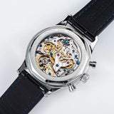 Sugess 1963 Pilot Watch Men Mechanical Chronograph Panda Wristwatch Air Force Sapphire Waterproof for Seagull Movement ST1901 v3