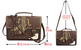 JIAERDI Harajuku Kawaii Handbag Women Harajuku Lolita Briefcase Backpack Jk Student Bag Japanese Shoulder Messenger Bags Y2k