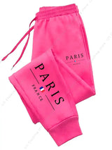 Women's Fleece Jogger Pants with Drawstring Waist