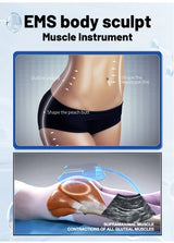 Myoslim 15 Tes 6500W EMS Body Muscle Stimulator RF EMS Portable Body Sculpting Machine Slimming Weight Lose Electromagnetic