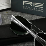 Men's Pilot Sunglasses – Mirror Lens UV400 Alloy Frame