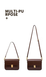 100% Genuine Leather Women's Shoulder Bag High Quality Luxury Designer Crossbody Bags Fashion Cowhide Female Handbags