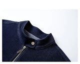 VIMLY 2 Piece Pant Set Woman Casual Outfits Women's Pant Suit 2026 Blue Stand-up Collar Jacket and Trouser Female Clothing A0119