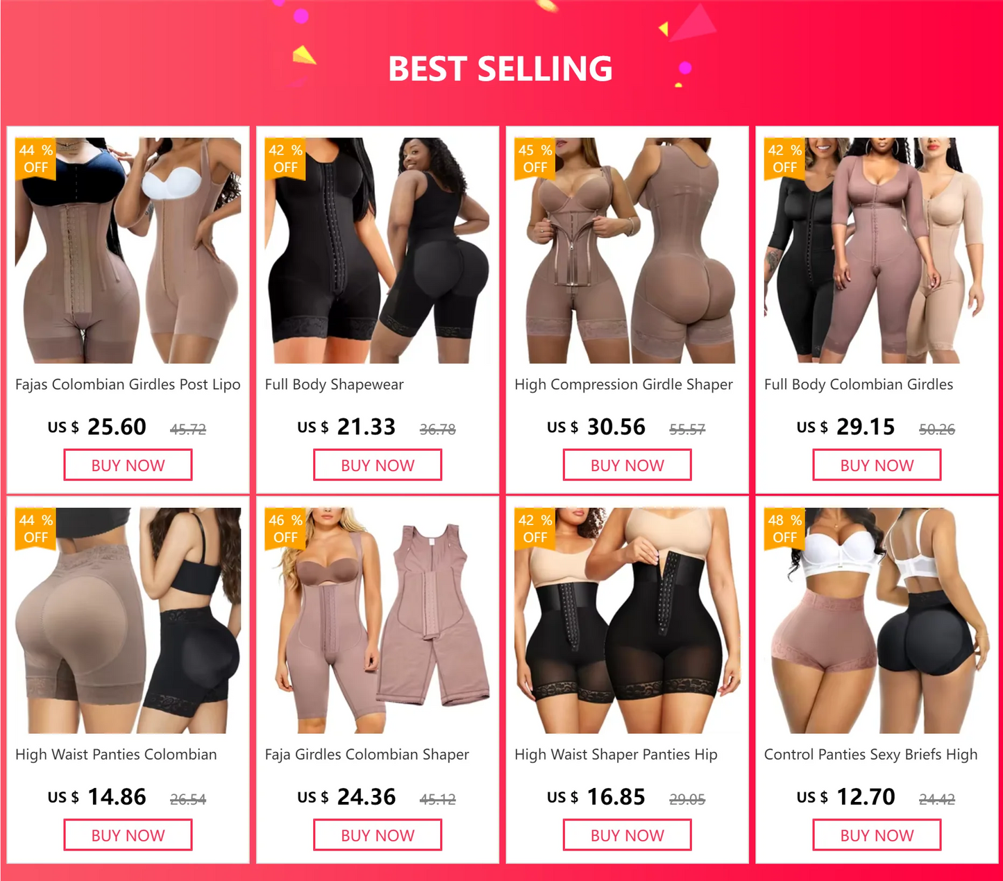 Stage 2 Post-Surgical BBL Faja – USA-Made Tummy Control Body Sculpting Shaper