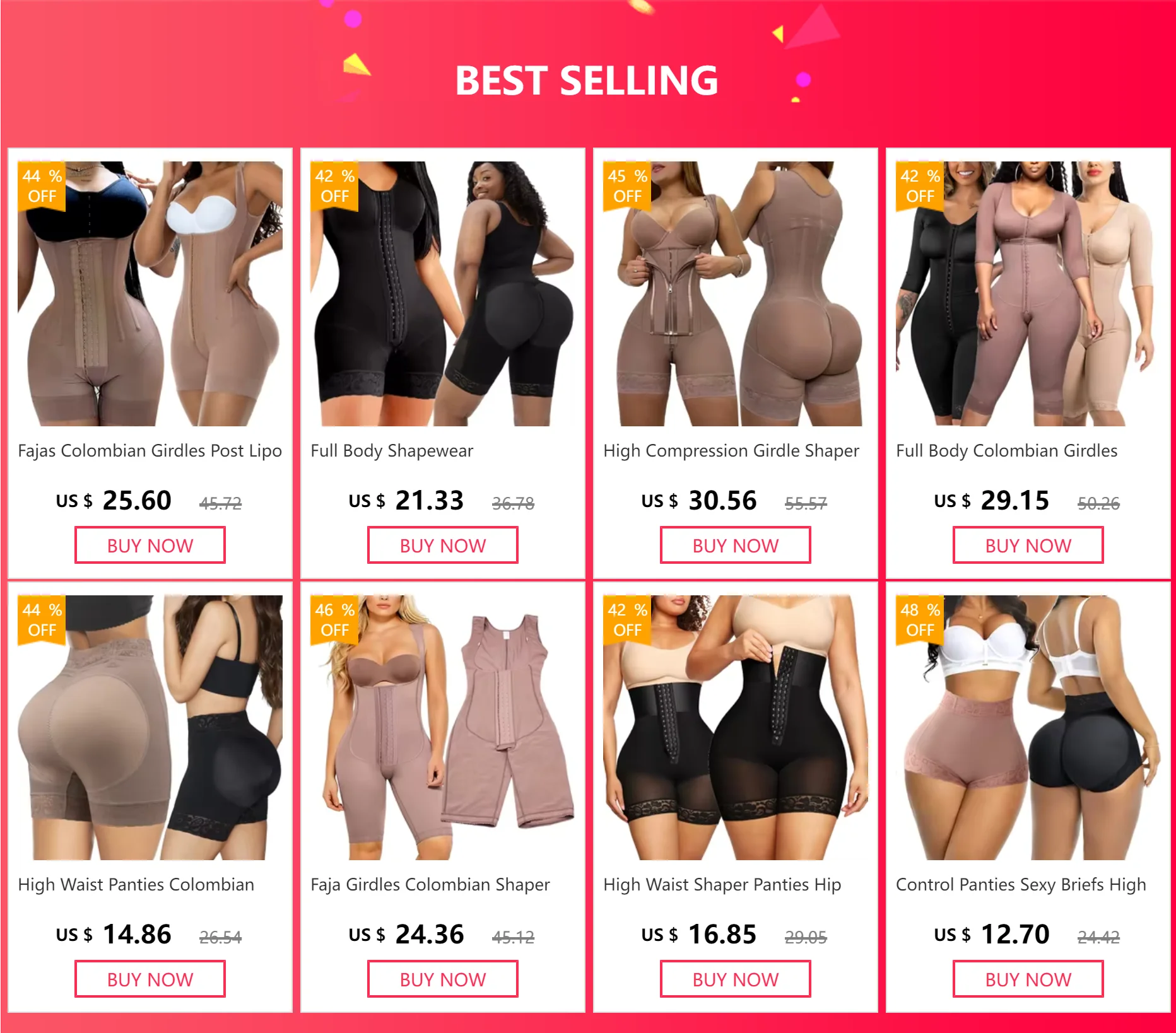 Stage 2 Post-Surgical BBL Faja – USA-Made Tummy Control Body Sculpting Shaper