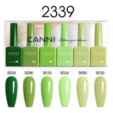 CANNI Nail Gel Polish Set HEMA TPO FREE Jelly Nude Color Rubber Base UV Construction Gel Semi Permanent Soak off UV LED Gel Nail