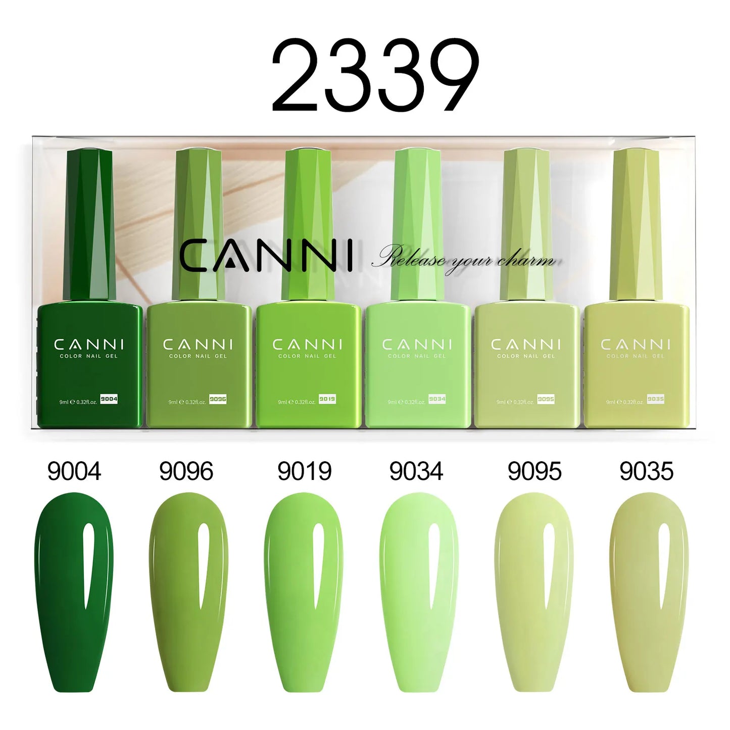 CANNI HEMA-Free Gel Polish Kit | Jelly, Nude & Rubber Base
