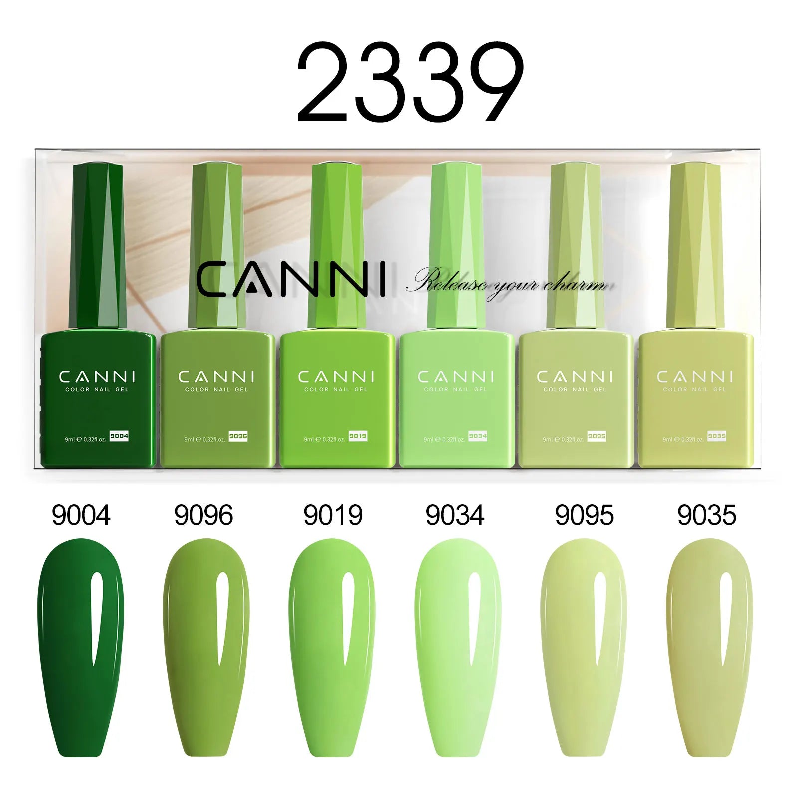CANNI HEMA-Free Gel Polish Kit | Jelly, Nude & Rubber Base